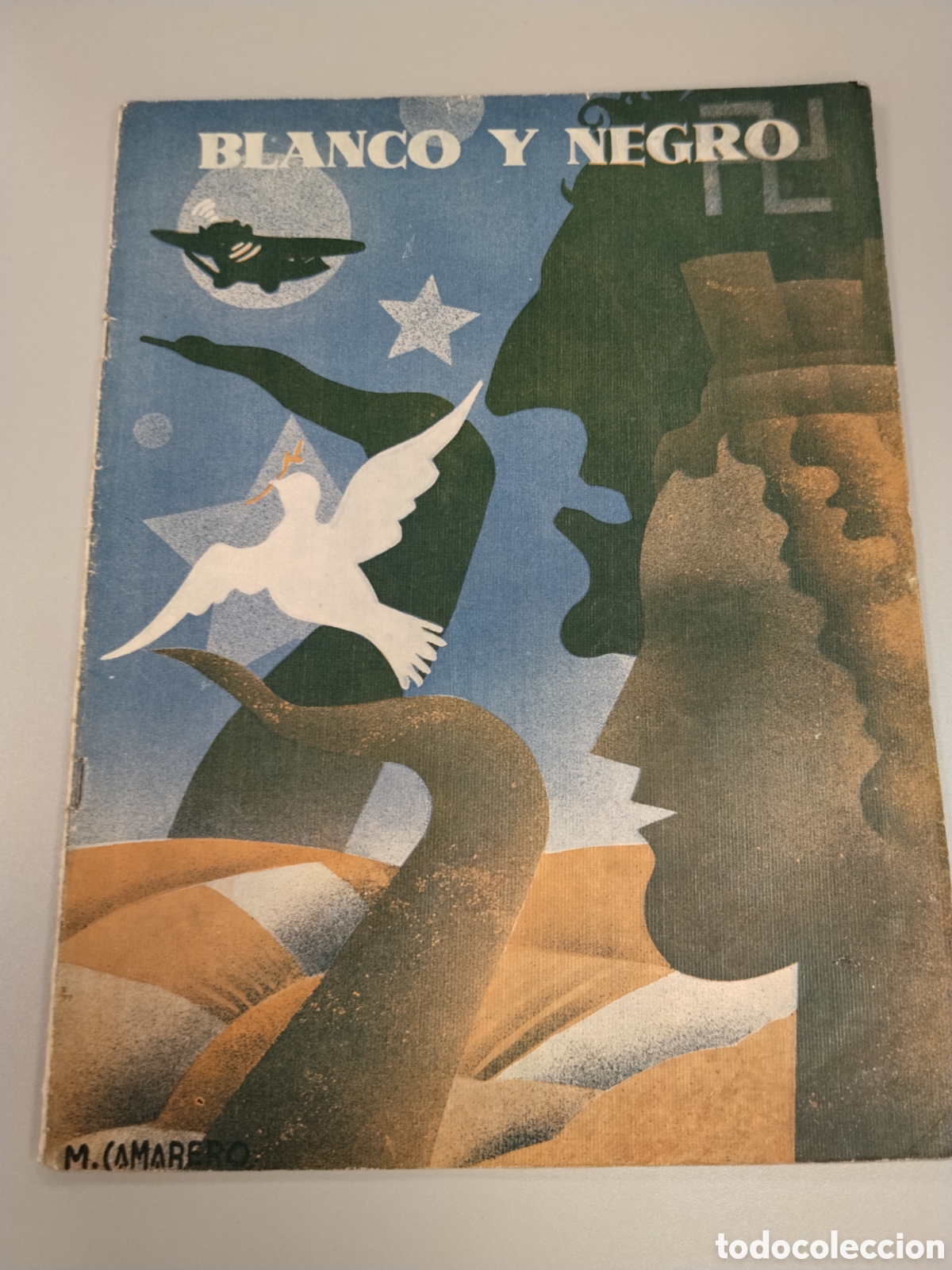 Militaria: Revista anarquista guerra civil blanco y negro.diciembre 1938.ejercito popular.republicana.milicia