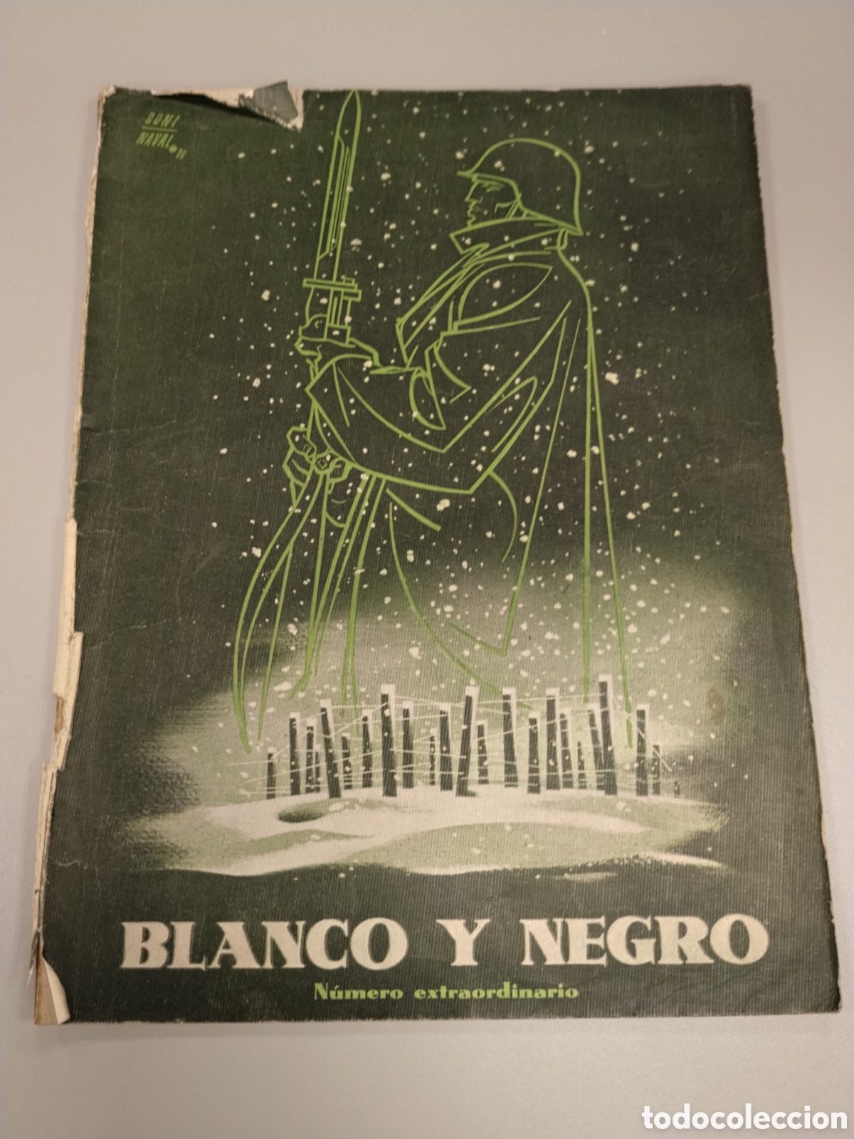 Militaria: Revista anarquista guerra civil blanco y negro.enero 1939.ejercito popular.republicana.miliciano