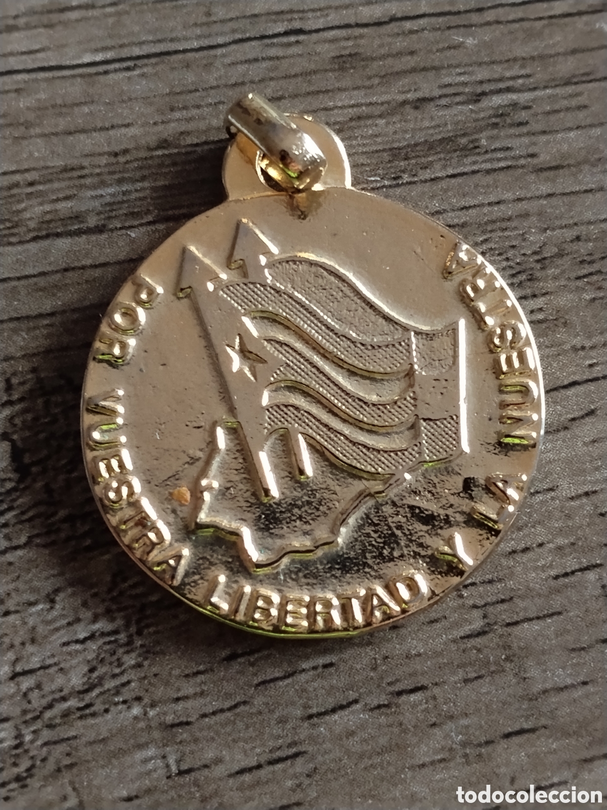 Militaria: Medalla republicana post guerra civil brigadistas internacionales cuba.batallon Abraham Lincoln.ex c