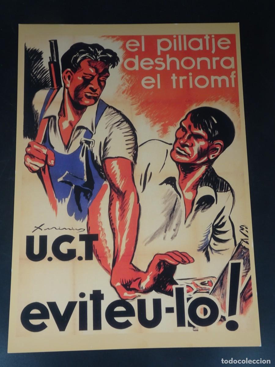 Militaria: CARTEL UGT, REPRODUCCI&Oacute;N, CARTELLS DE LA GUERRA CIVIL, JAUME XIRINIUS, VER FOTOS