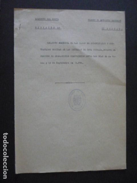 Militaria: GUERRA CIVIL 1938 MAESTRAZGO CASTELLON CUERPO EJERCITO MARROQUI BAJAS SUBOFICIALES