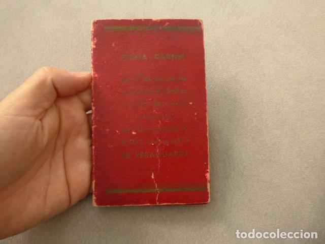 Militaria: Antigua cartera republicana de carnet targes de racionament refugiats, ajut retaguarda, guerra civil