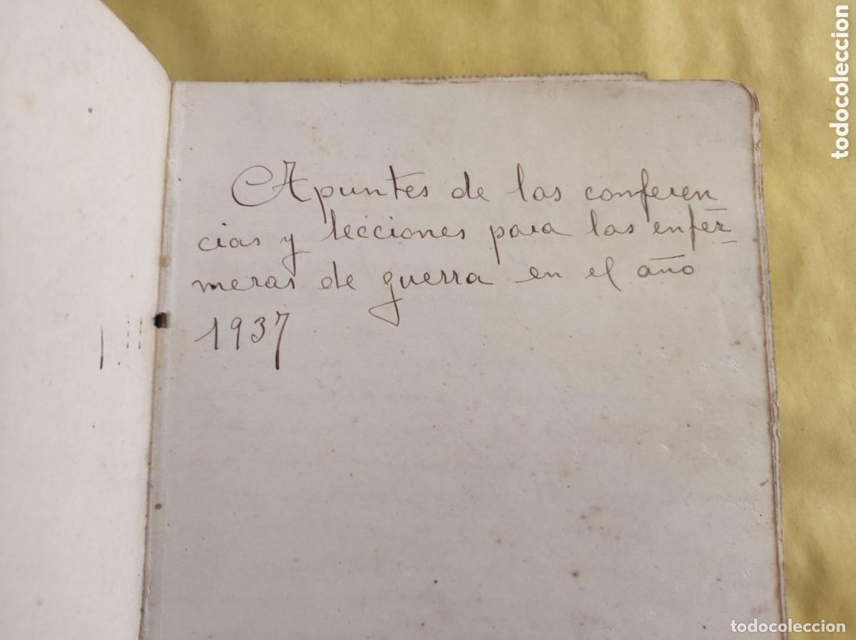 Militaria: Apuntes de las conferencias y lecciones enfermeras de guerra civil a&ntilde;o 1937