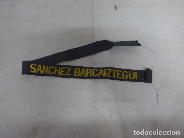 Militaria: Antigua cinta de lepanto del destructor Sanchez Barcaiztegui, marina armada Republicana Guerra civil