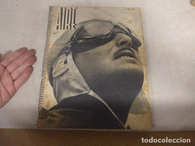 Militaria: Antigua revista de aviacion republicana AIRE original de 1938, numero 4, Guerra civil.
