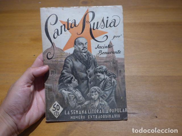 Militaria: Antiguo librito republicano de 1937, numero extraordinario. Santa Rusia, la semana literaria popular