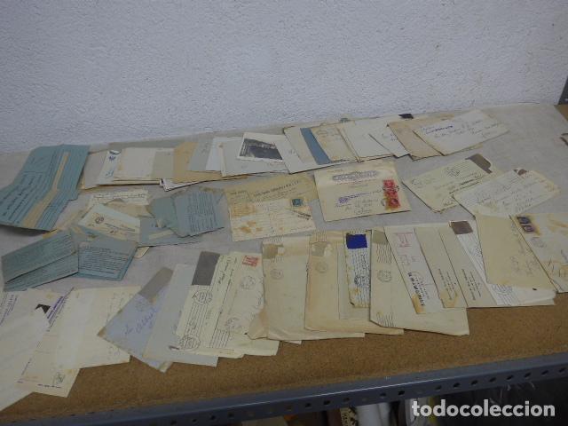 Militaria: Antiguo gran lote de cartas, sobres y telegramas de un empresario durante la guerra civil