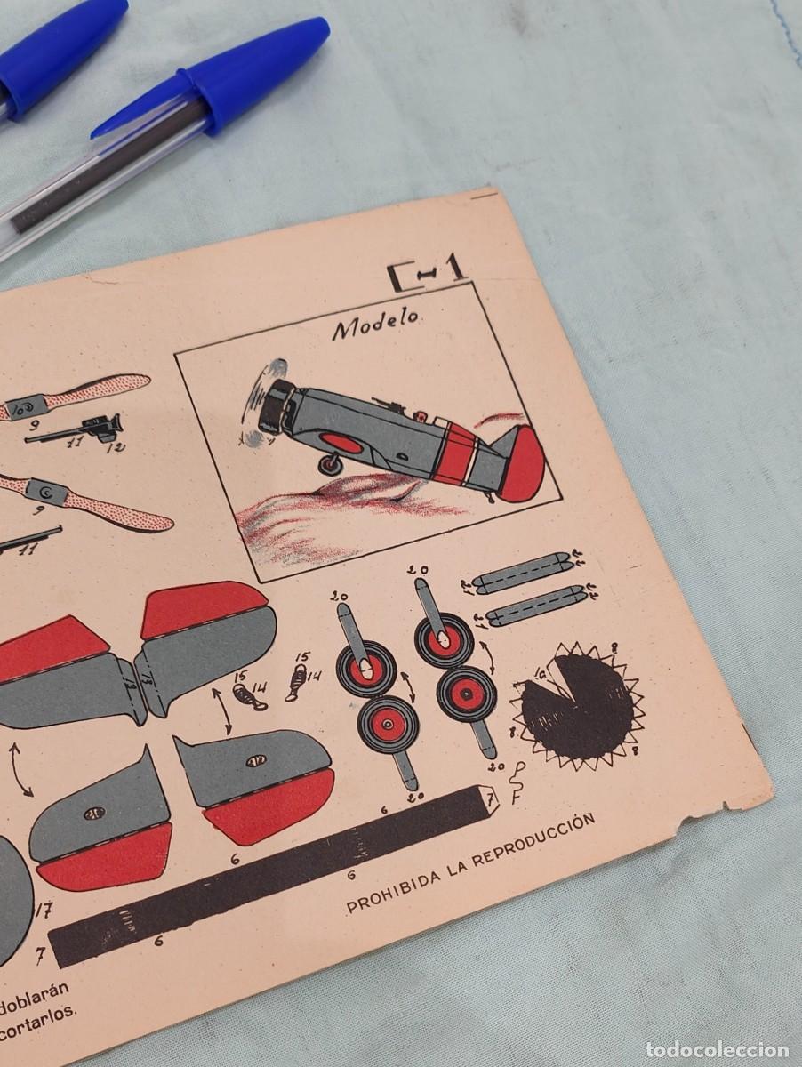 Militaria: Avi&oacute;n Republicano Monoplano de Caza ,Guerra Civil ,orinal de epoca