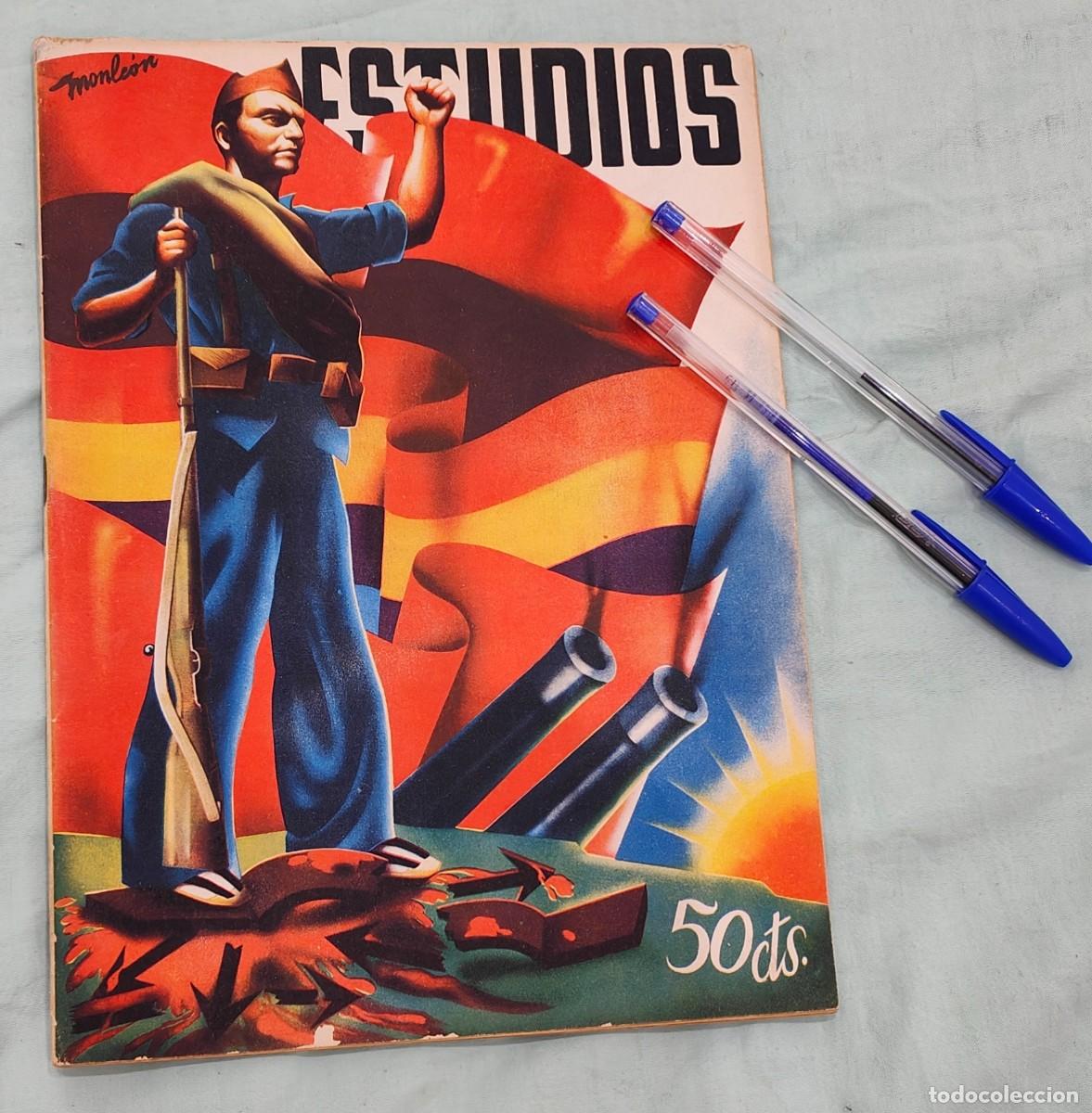 Military Antiques: Estudios ,Miliciano ,Bandera republica ,&eacute;poca Guerra Civil,Republica