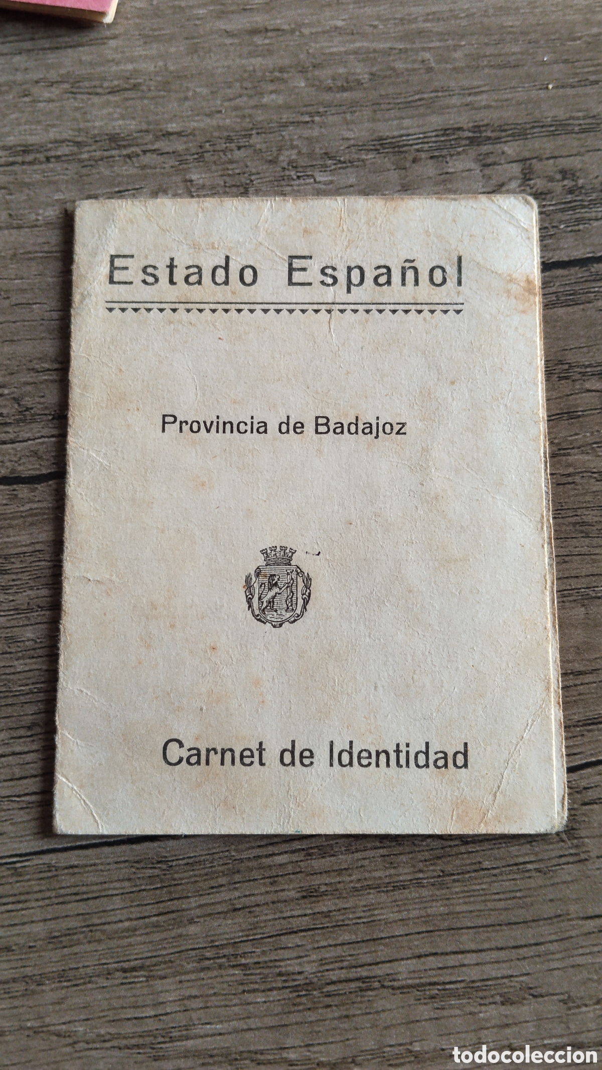 Militaria: Carnet guerra civil provincia de Badajoz.bando nacional.falange.falangista.requete.militar.bando nac
