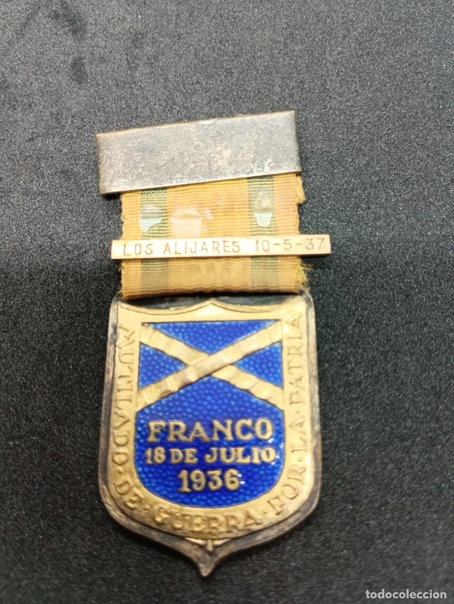 Militaria: Medalla Guerra Civil Los Alijares 1937
