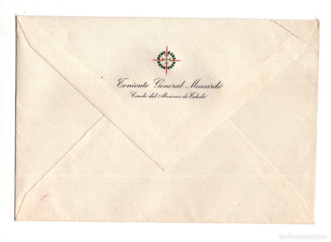 Militaria: SOBRE DEL LAUREADO Y H&Eacute;ROE DEL ALC&Aacute;ZAR DURANTE LA GUERRA CIVIL. TENIENTE GENERAL JOS&Eacute; MOSCARD&Oacute;.