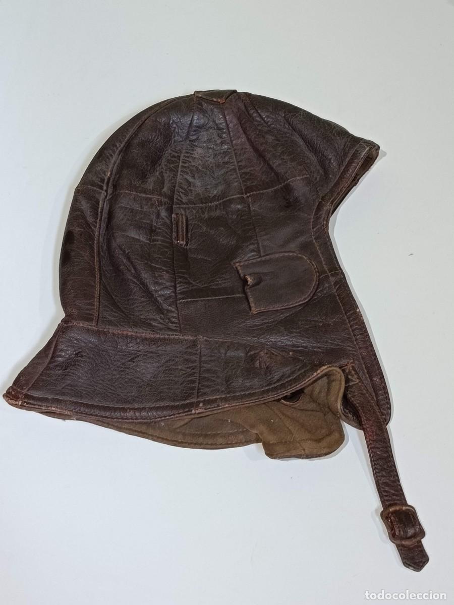 Militaria: Gorro motorista guerra civil Espa&ntilde;a