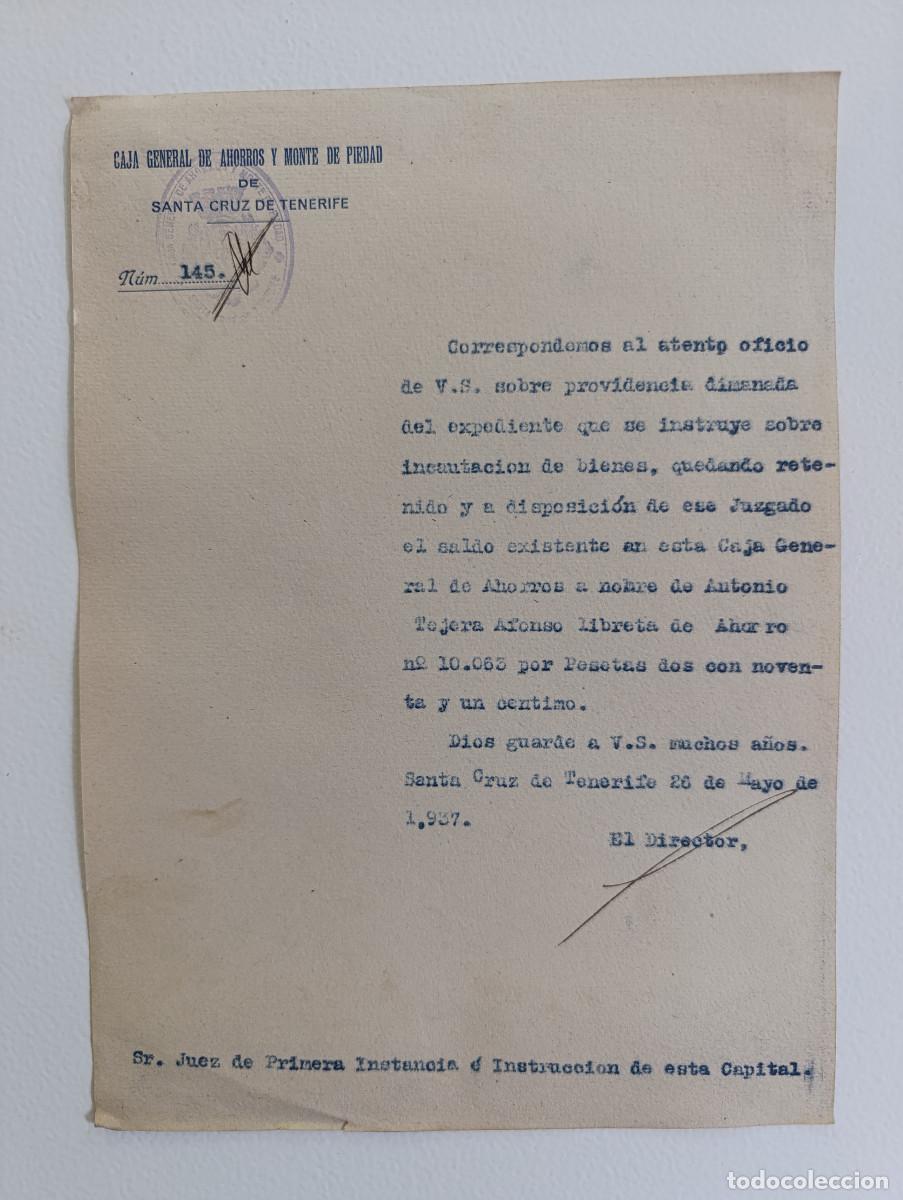 Militaria: GUERRA CIVIL ESPA&Ntilde;OLA - AUTOR INTENTO DE ASESINATO DE FRANCO EN TENERIFE, EL 14 DE JULIO DE 1936.