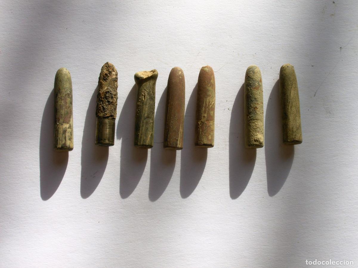 Militaria: LOTE DE 7 BALAS INERTES GUERRA CIVIL ESPA&Ntilde;OLA