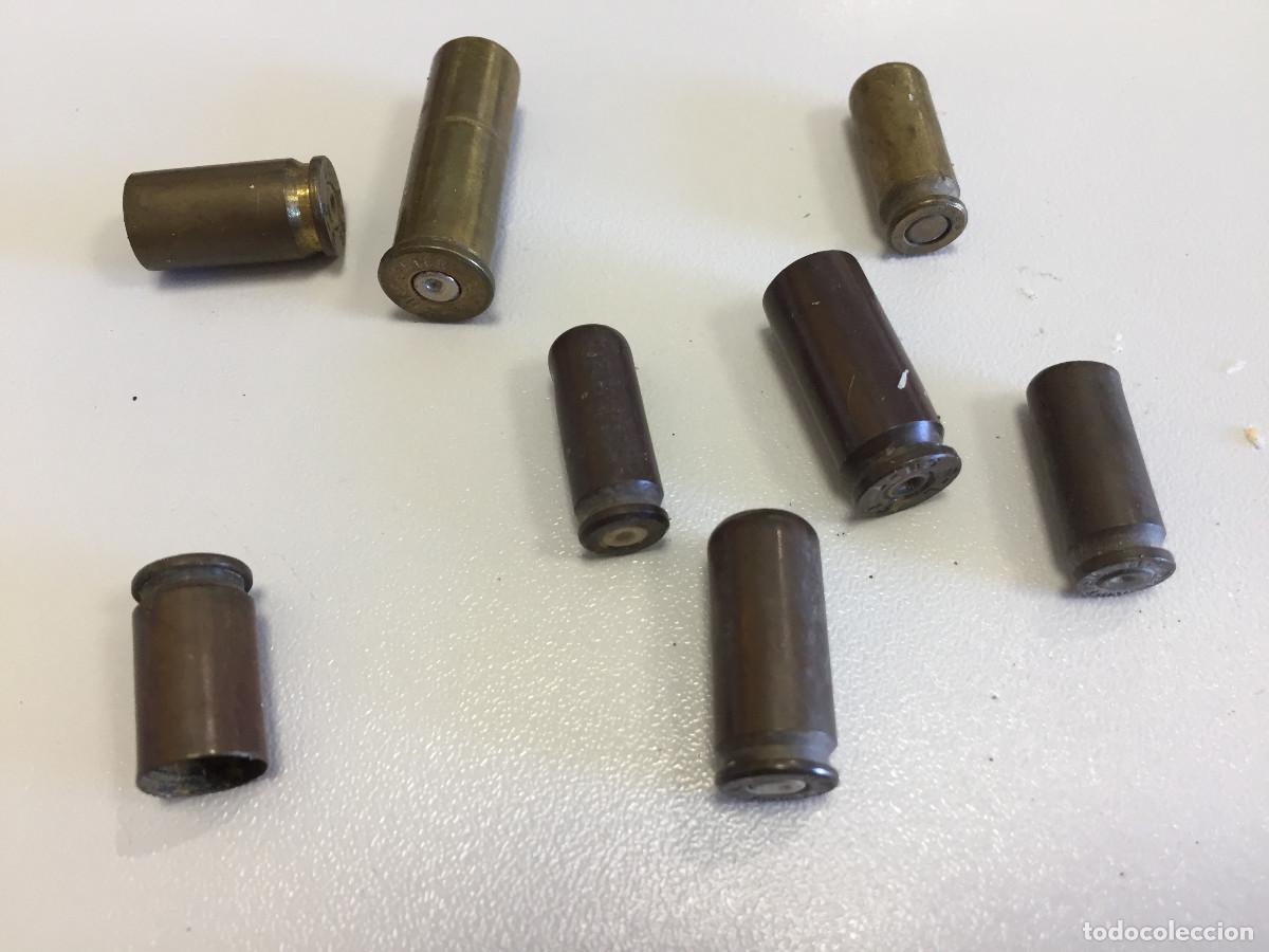 Militaria: LOTE DE CASQUILLOS INERTES