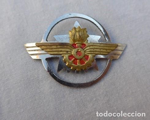 Militaria: ANTIGUO EMBLEMA DEL CUERPO DE TREN REPUBLICA GUERRA CIVIL - ORIGINAL