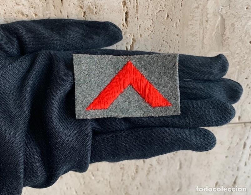 Militaria: ANTIGUO Y ORIGINAL PARCHE DE CABO REPUBLICANO GUERRA CIVIL - FABRICADO POR CASTELLS