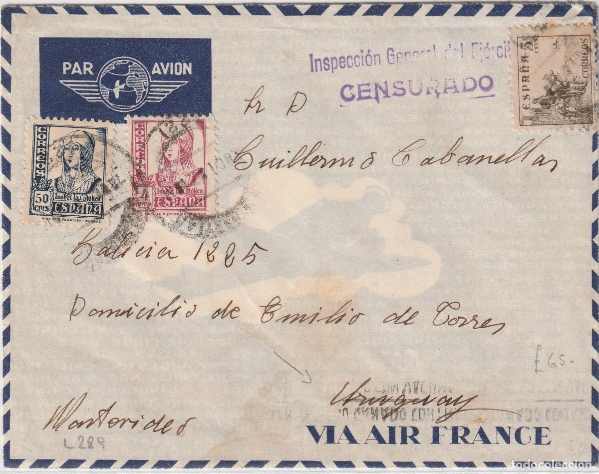 Militaria: Guerra Civil. 1937. A Montevideo. Inspecci&oacute;n General del Ej&eacute;rcito.