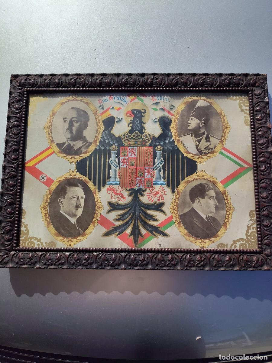 Militaria: Cartel propagand&iacute;stico de la guerra civil espa&ntilde;ola