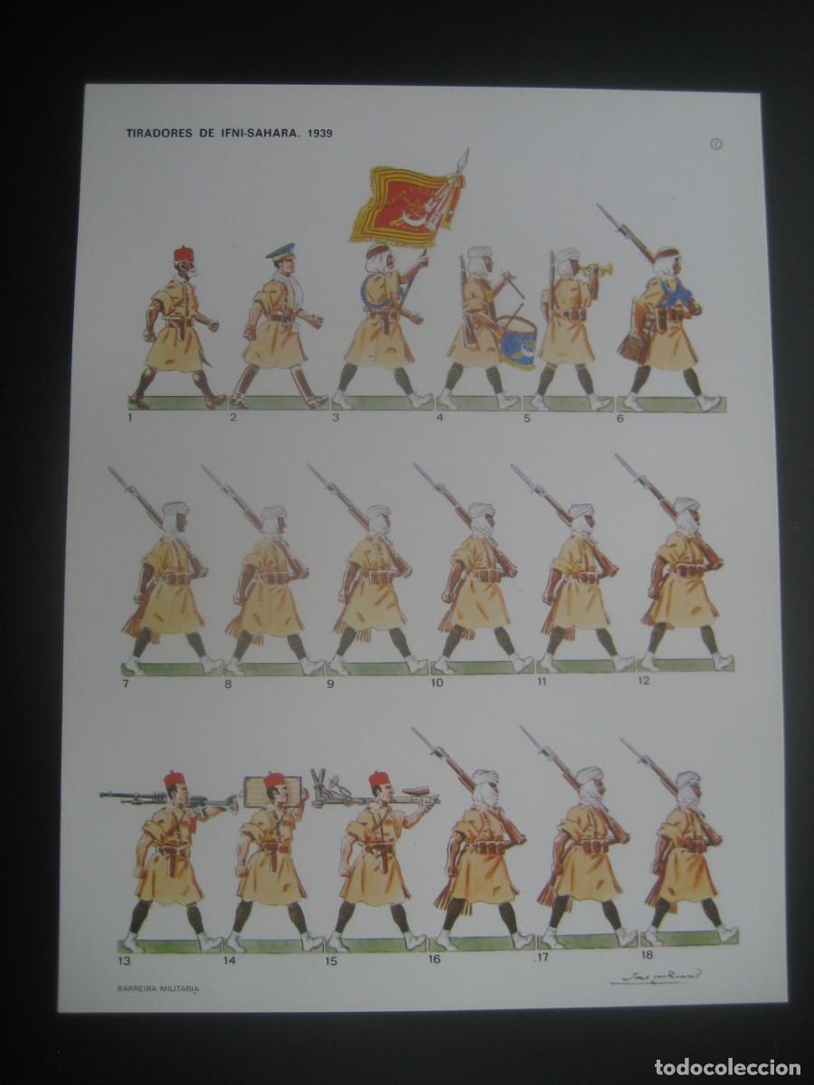 Militaria: LAMINA EJERCITO ESPA&Ntilde;OL EN PARADA. DESFILE DE LA VICTORIA 1939. TIRADORES DE IFNI - SAHARA