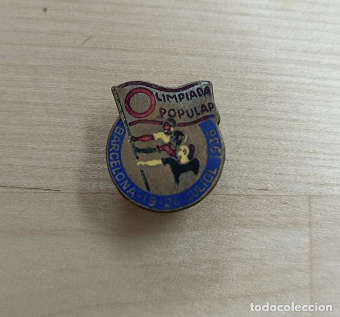 Militaria: PIN OLIMPIADA POPULAR BARCELONA 1936 - GUERRA CIVIL ESPA&Ntilde;OLA