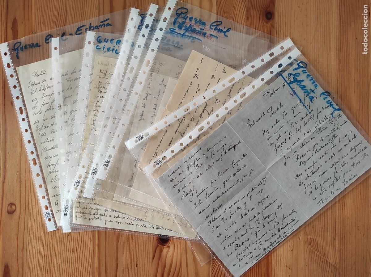 Militaria: DUE&Ntilde;AS (PALENCIA) GUERRA CIVIL - LOTE 9 CARTAS A UNA JOVEN POR MILITARES ITALIANOS LA MAYOR&Iacute;A