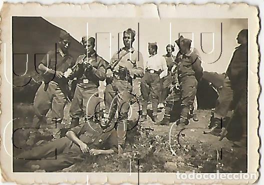 Militaria: LA CUEVA DE LA MORA RIOTINTO HUELVA PROCEDENTE FOTOGRAFIA UNICA 7X4 M39