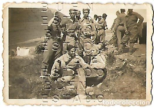 Militaria: LA CUEVA DE LA MORA RIOTINTO HUELVA PROCEDENTE FOTOGRAFIA UNICA 7X4 M39