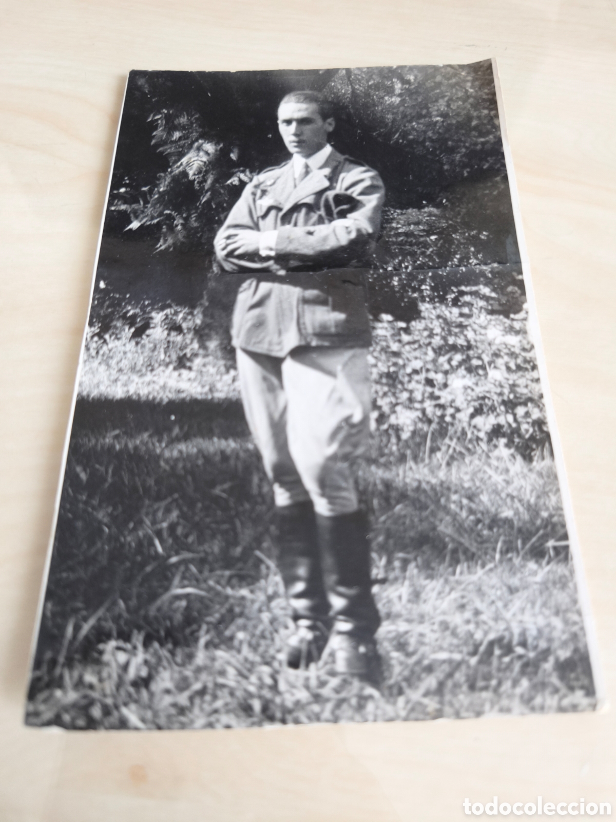 Militaria: Foto requet&eacute; Guerra Civil. Tama&ntilde;o postal, despegado del &Aacute;lbum.