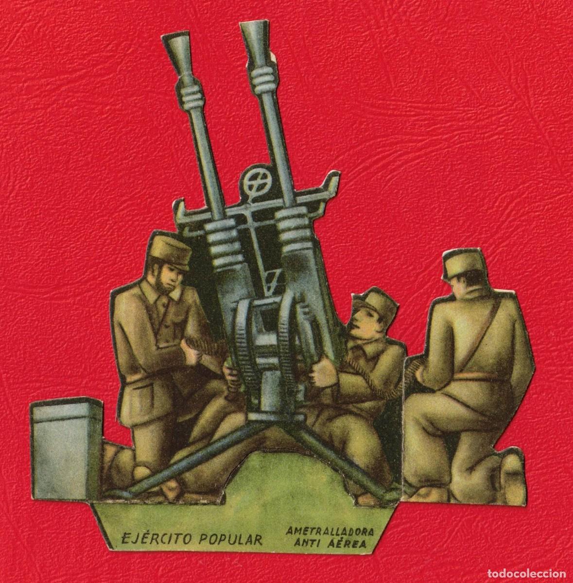 Militaria: Guerra Civil II Republica Ejercito Popular Ametralladora anti-a&eacute;rea Magatzems Alemanys
