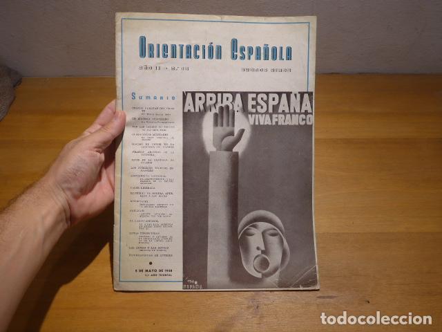 Militaria: Antigua revista dedicada a la guerra civil de 1938, Orientacion espa&ntilde;ola, Buenos Aires.