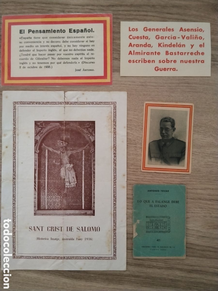 Militaria: Lote documentos bando nacional guerra civil.falange.requete.carlista.militar.patriotico.general mola