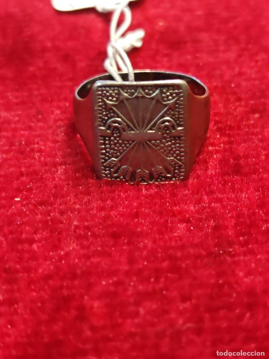 Militaria: anillo plata falange guerra civil