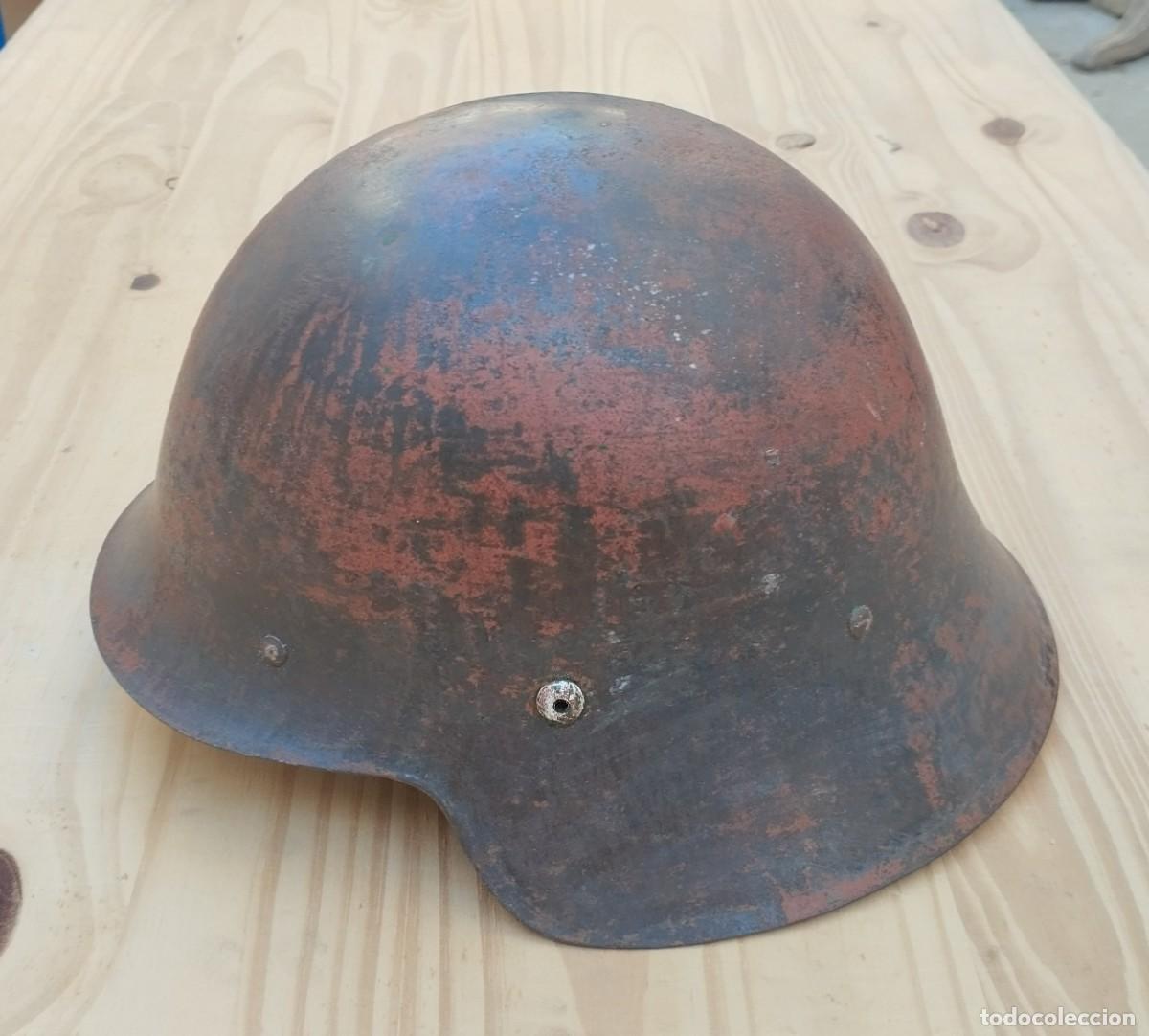 Militaria: casco trubia guerra civil sin pintura