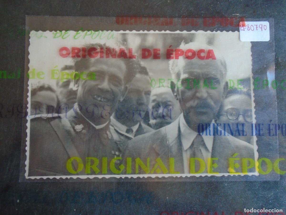 Militaria: (PS-80790)FOTOGRAFIA DEL PRESI. FRANCESC MACIA Y EL JEFE DE LOS MOSSOS D&acute;ESCUADRA ENRIC PEREZ FARRAS