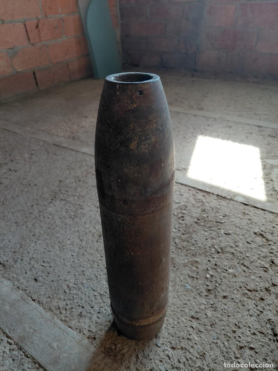 Militaria: Proyectil desactivado Guerra Civil Espa&ntilde;ola