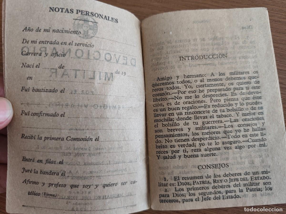Militaria: DEVOCIONARIO MILITAR 1938 - Foto 4