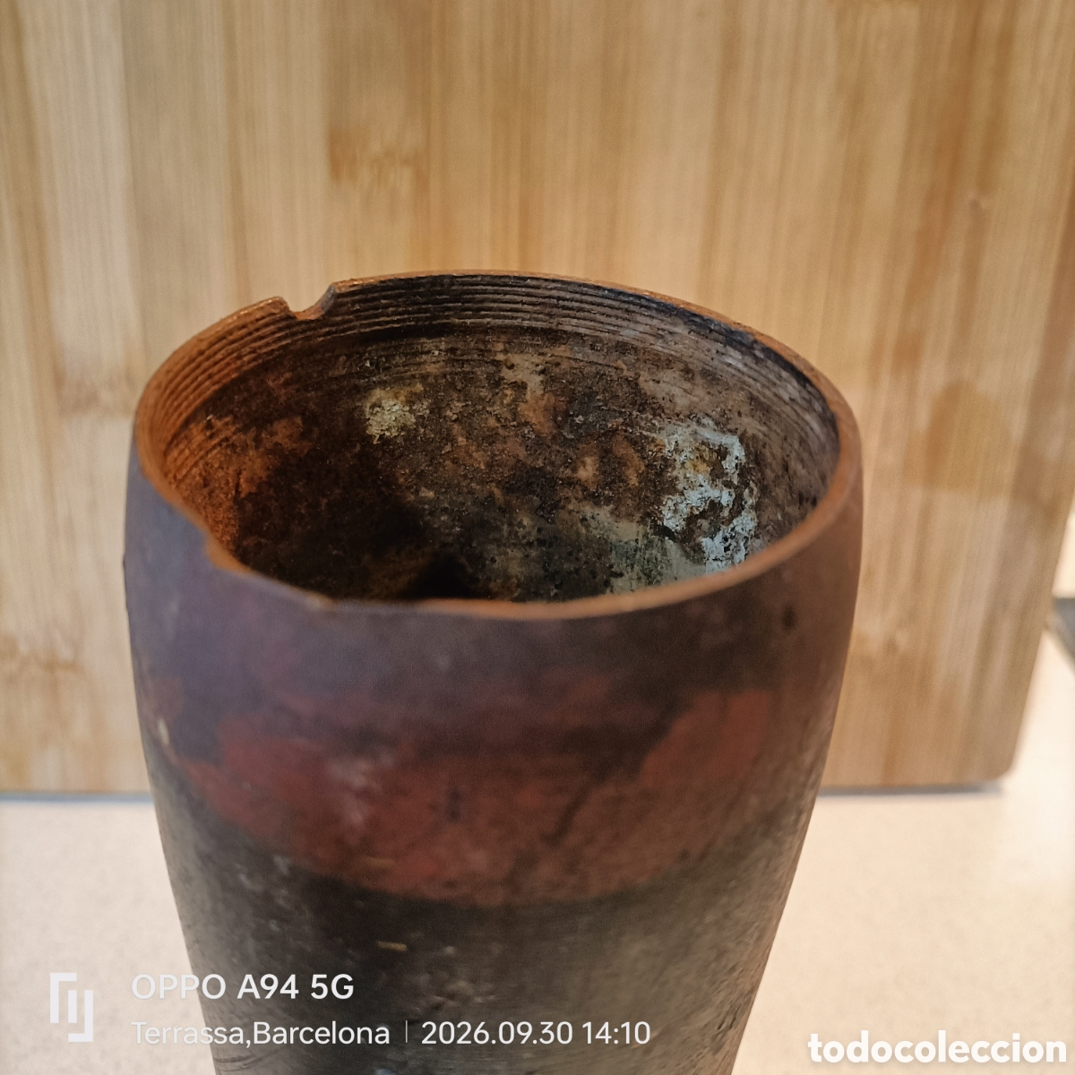 Militaria: Proyectil GCE Frente del Ebro - Foto 2