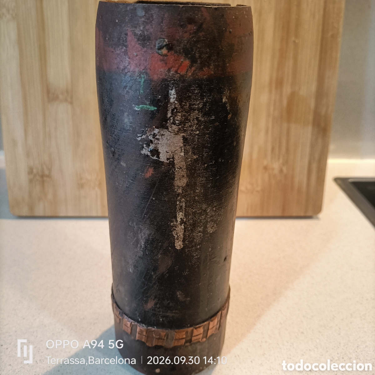 Militaria: Proyectil GCE Frente del Ebro - Foto 4