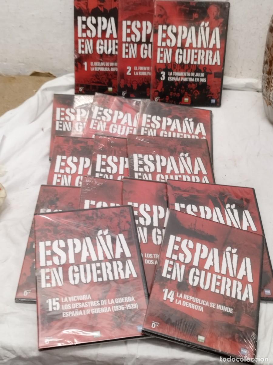 Militaria: Colecci&oacute;n Completa ESPA&Ntilde;A EN GUERRA (15 DVD) - &iexcl;Nuevos/Precintados! Menos 1. RTVE.
