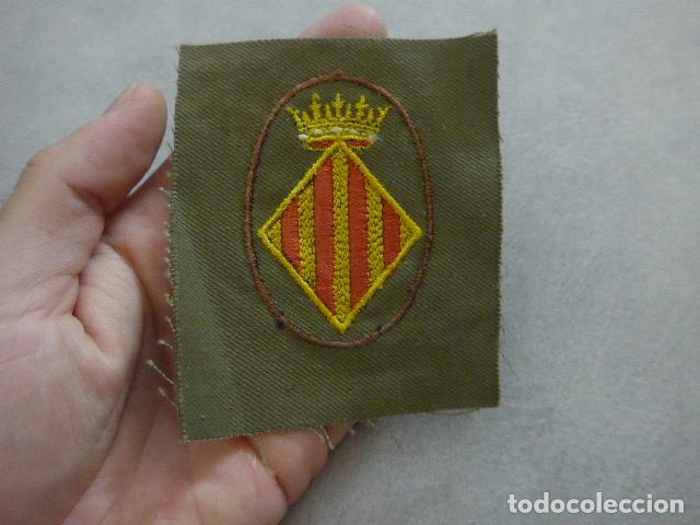 Militaria: Antiguo parche original de brazo del Cuerpo de Ejercito del Turia. Guerra civil