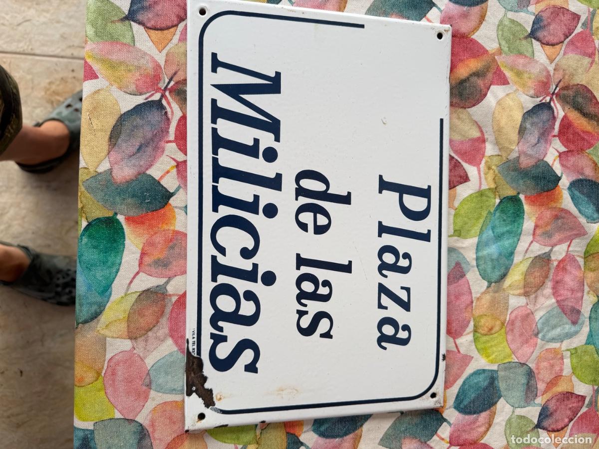 Militaria: Cartel de calle esquina golpe