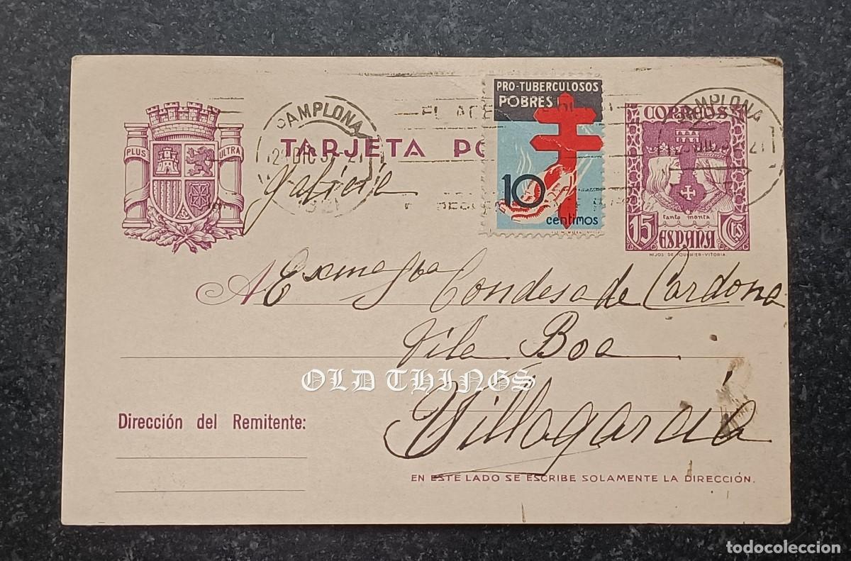 Militaria: POSTAL PLENA GUERRA CIVIL, REPUBLICA, CIRCULADA EN 1937, DIRIGIDA A LA CONDESA DE CARDONA, CON SELLO