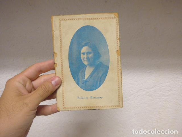 Militaria: Antiguo libro de la CNT de la Novela femenina dedicado a Federica Montseny, pre guerra civil