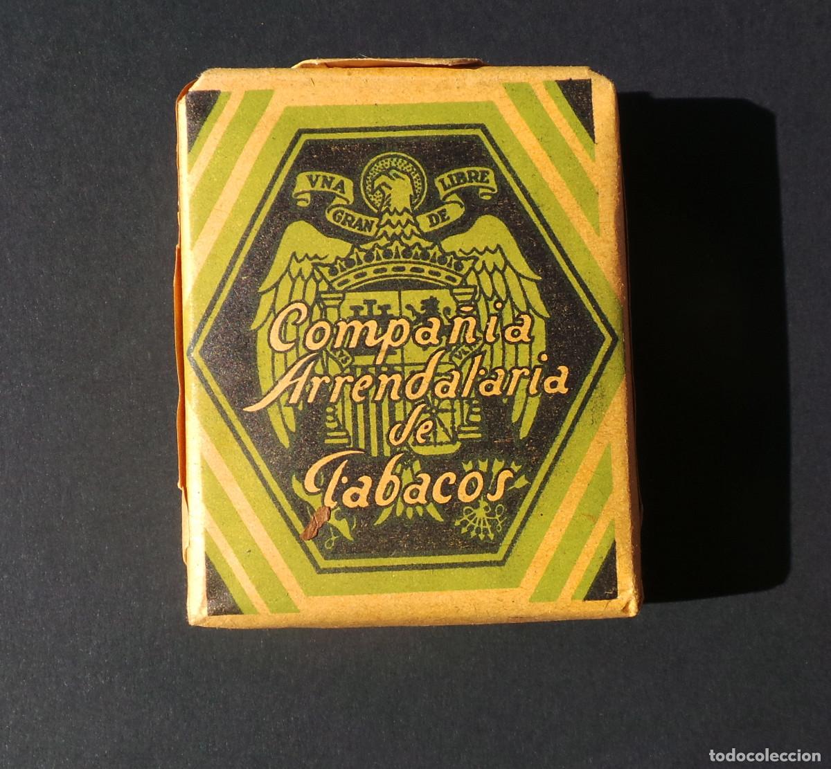 Militaria: PAQUETE PICADO FINO COMPA&Ntilde;&Iacute;A ARRENDATARIA TABACOS. GUERRA CIVIL (1938-1945). 25G.