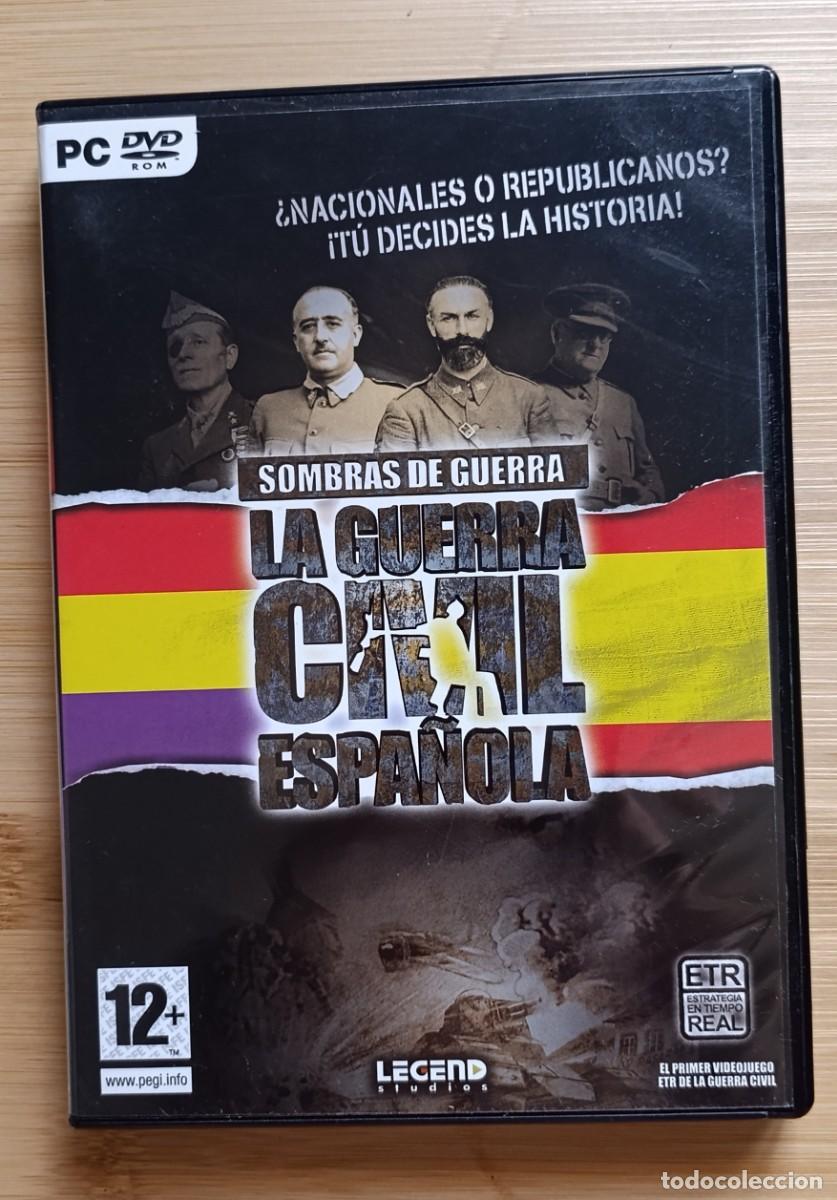 Military Antiques: Juego PC DVD Sombras De Guerra La Guerra Civil Espa&ntilde;ola Legend Studios Manual Completo
