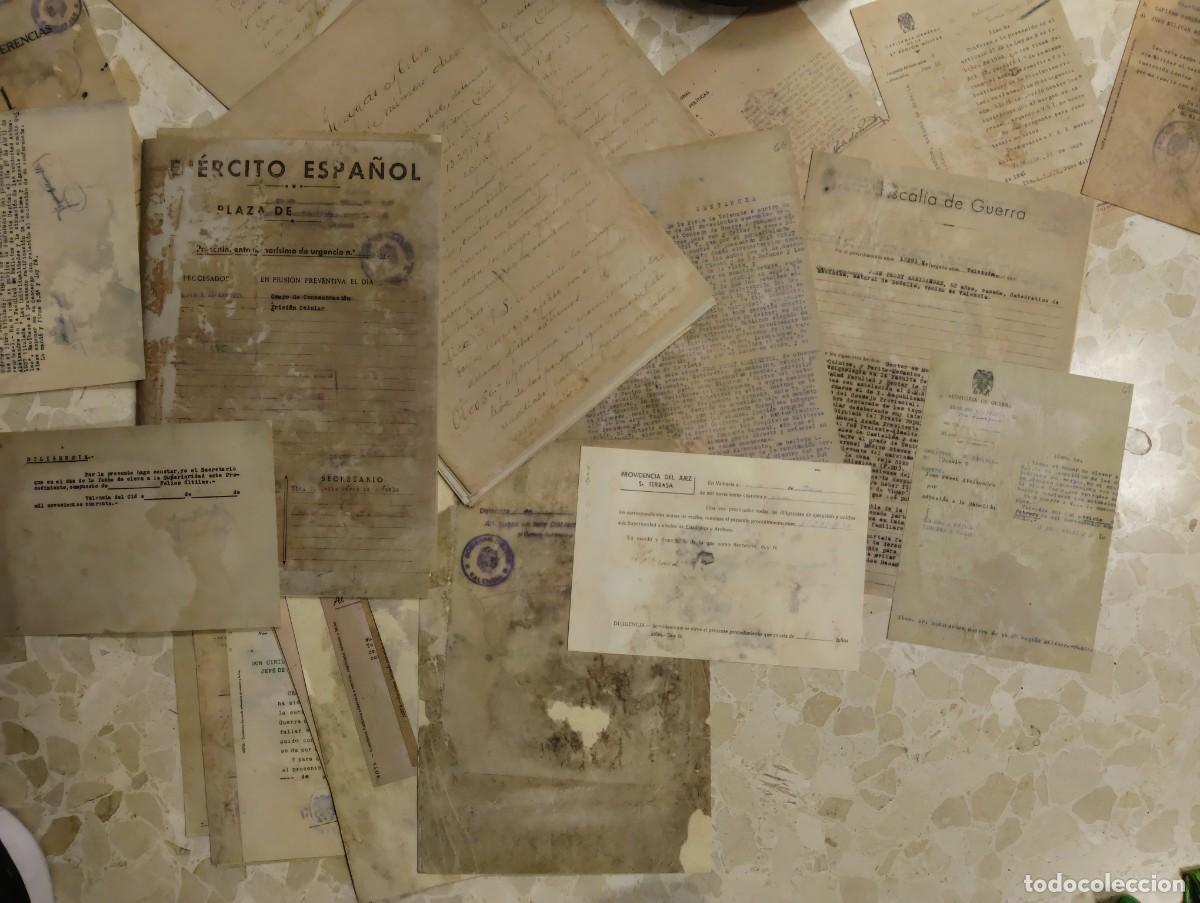 Militaria: FACSIMIL DOCUMENTOS DE ENCARCELAMIENTO Y JUICIO SUMARISIMO DEL DR JUAN PESET ALEIXANDRE - VALENCIA