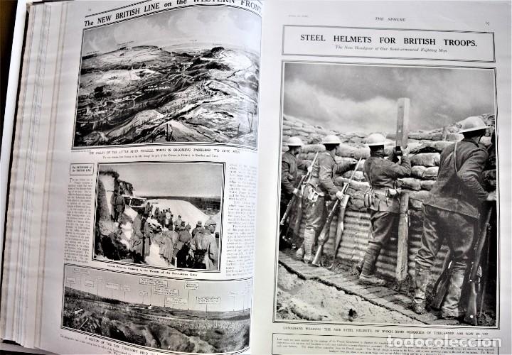 Militaria: THE SPHERE - TOMO CON LOS MESES DE ABRIL, MAYO Y JUNIO DE 1916 PUBLICACIÓN INGLESA - Foto 12 - 204673706