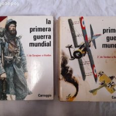 Militaria: LA PRIMERA GUERRA MUNDIAL, J. E. VALLUY. DOS TOMOS. 1976. Lote 229802685